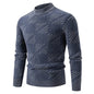 2025 High Quality Men's New Autumn and Winter Casual Warm Color Block Sweater Knit Tops Man Clothes
