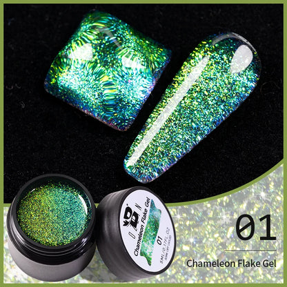 BOZLIN 5ML Color Solid Nail Gel Colorful Painting Nail Art Varnish Semi Permanent Solid Polish UV Nail Gel Top Coat Manicure