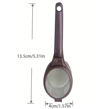 Coffee Filter Spoon Reusable Coffee Capsule Powder Tea Infuser Loose Leaf Strainer Bag Spoons Fine Pastic Mesh Kitchen Filters