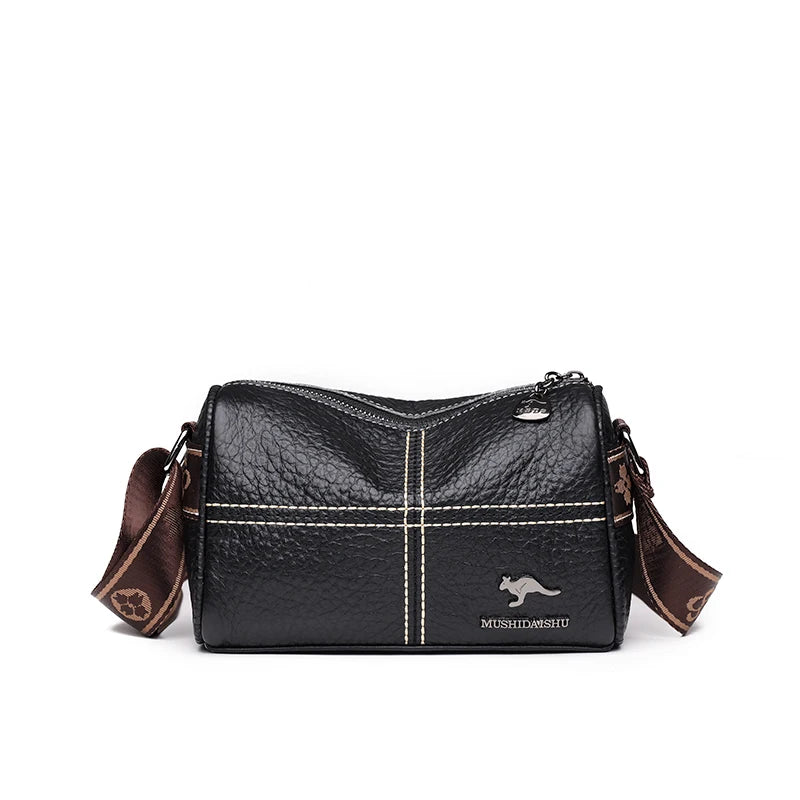 High Quality Soft Leather Womens Shoulder Bag Fashion Trend Pillow Shaped Bags Luxury Brand Female Crossbody Bolsas Sac 2024 New