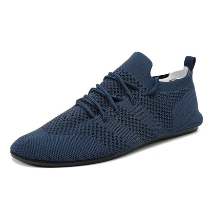 YRZL Summer Men Casual Shoes Lightweight Outdoor Male Walking Shoes Hot Sale Anti-slip Man's Mesh Sneakers Slip on Flats Shoes