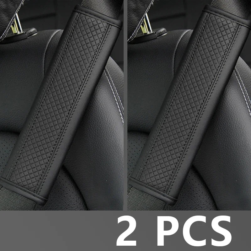 Pu Leather Car Seat Belt Safety Belt Shoulder Cover Breathable Protection Seat Belt Padding Pad
