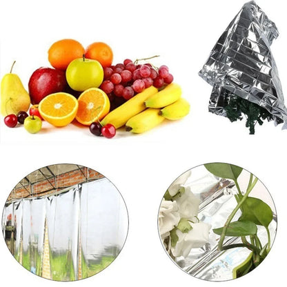 20-1PCS Silver Mylar Reflective Films for Grow Foil Tent Room 210x120cm Garden Greenhouse Farming Increase Plant Growth Film