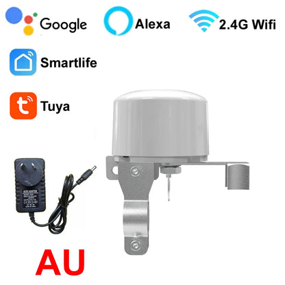 Tuya Smart WiFi Water Gas Valve ON/OFF Auto Control Timer DN15 DN20 Pipe Valve Support Alexa Google Assistant Remote Controller