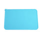 Waterproof Pet Mat Dog Cat Solid Color Silicone Pet Food Pad Pet Bowl Drinking Mat Dog Feeding Placemat Easy Washing