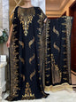 2024 Summer Short sleeve Dress Pure Cotton Gold Stamping Loose Abaya Maxi Islam Dress With Tassels Big Scarf African Long Dress
