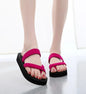 Summer Women's Slippers Fashion Platform Wedge Sandals Outdoor Leisure Flip Flops Travel Beach Slippers High Heel Women Slides