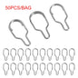 50Pcs/Pack PVA Bag Clip Carp Fishing Accessories for Carp Hair Rig Tool Carp Coarse Method Feeder Fishing Tackle