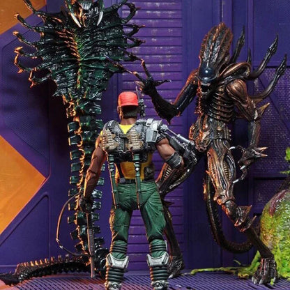 NECA Aliens Scorpion Figure 7inch 13th Lineup Aliens VS Predator Snake Alien Sgt PVC Action Figure Collectible Model Toy Gifts