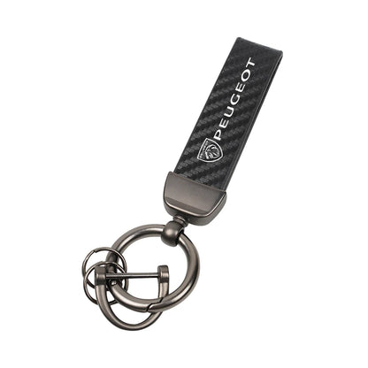 Car Luxury Keychain Vintage Zinc Alloy Key Ring Accessories For New Peugeot 408 4008 308 3008 Rifter 5008 508 2008 208 301 RCZ