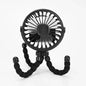 Baby Stroller Fan Hand Held Rechargeable USB Bladeless Small Folding Fans Mini Ventilator Silent Table Outdoor Cooler Neck Fan