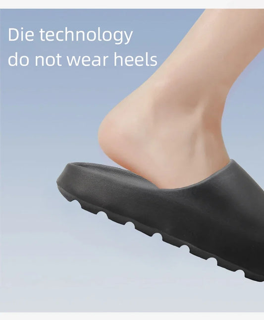 2024 New Coconut Slippers Feel Like Stepping on Shit Thick-soled Sandals Summer New Non-slip Wearing Sandals Men Women Slippers