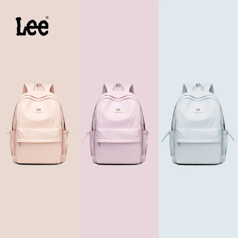 LEE Oxford Middle High School Backpacks for Teenage Lightweight Large Capacity 16 Inch Laptop Bag College Student Schoolbag