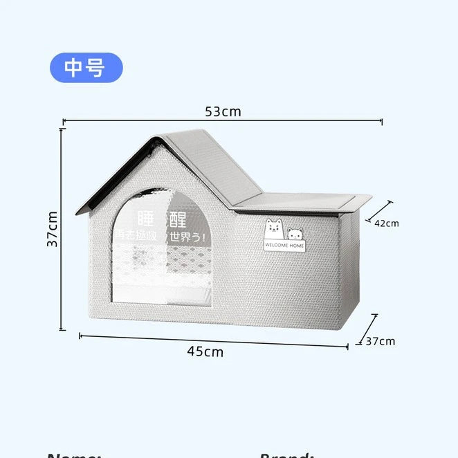 Cat Air Conditioned House Summer Cat Cooling Tool Nest Dog Igloo Dog Four Seasons Cat Pet Igloo