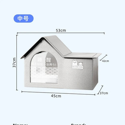 Cat Air Conditioned House Summer Cat Cooling Tool Nest Dog Igloo Dog Four Seasons Cat Pet Igloo
