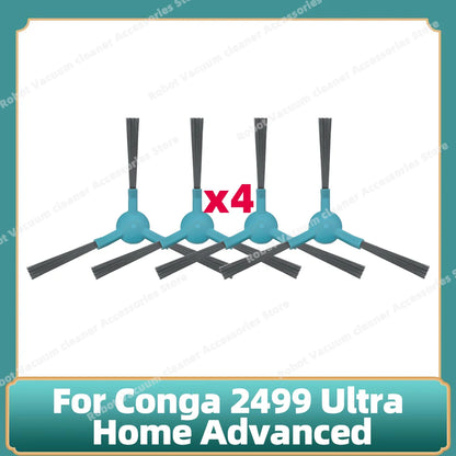 Fit For Conga 2499 Ultra Home Advanced Titanium / Atvel SmartGyro R80 Base Main Side Brush Filter Mop Cloth Dust Bag Parts