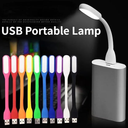 2/4/5 PCS Mini USB LED Light Portable Eye Protection Night Lights Bendable Table Lamps Reading Lamp For Power Bank Laptop