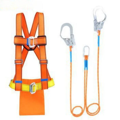 Five-Point Safety Belt Aerial Worker Outdoor Construction Protection Waist Belts Safety Electrician Belt Rescue Survival Rope