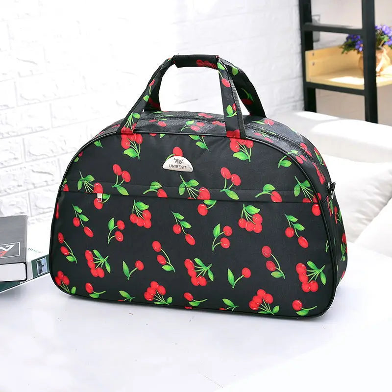 Large Capacity Handbag Travel Bag for Women Fashion Cartoon Luggage Bag Men Weekend Travel Bag Waterproof Shoulder Travel Duffle