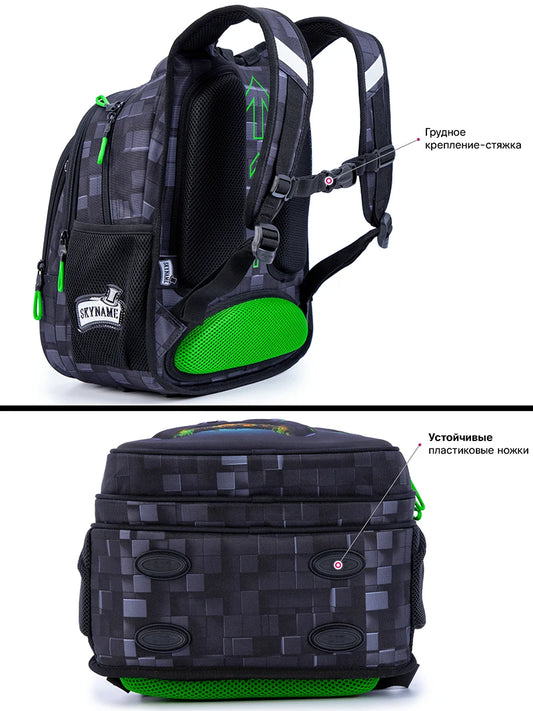 New Children School Backpack For Boys Cartoon Game Knapsack Boy Waterproof Backpacks Kids Satchels Space School Bags Primary