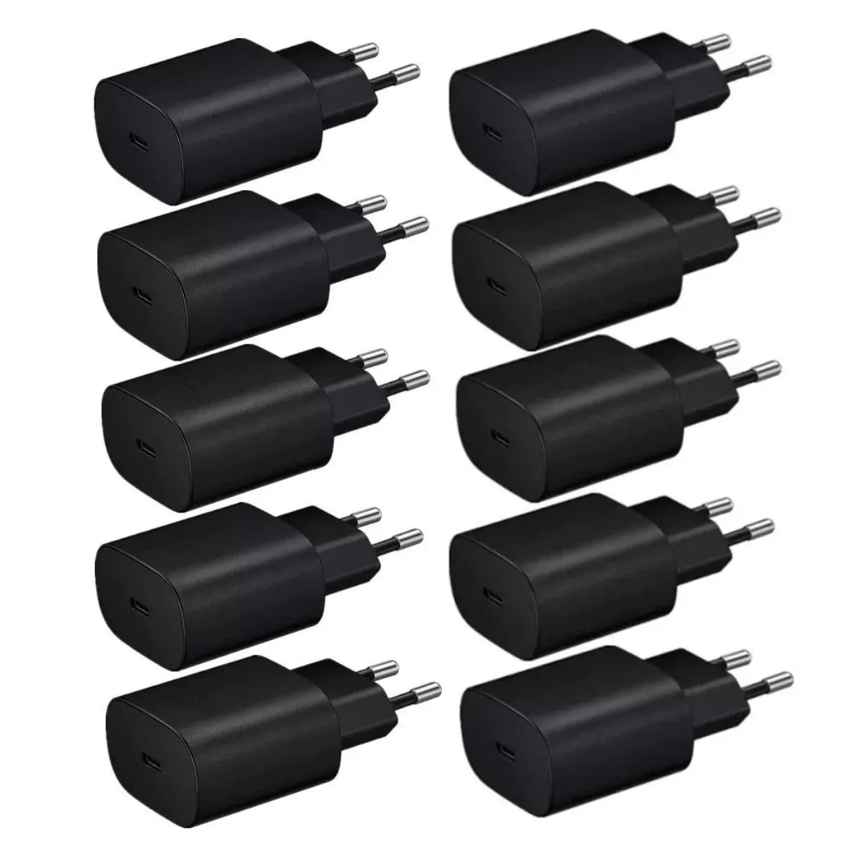 5/10pcs 25W Fast Charging Type C PD Wall Charger USB-C Power Adapter For Samsung S20 S21 S22 S23 Note 20 Extra Cable