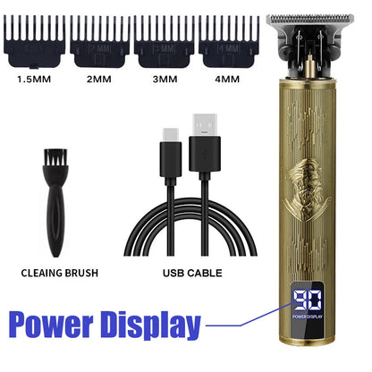 T9 Electric Hair Clippers Vintage Hair Trimmer Barber Hair Cutting Machine Mens Gifts Beard Shavers Shaving Machine