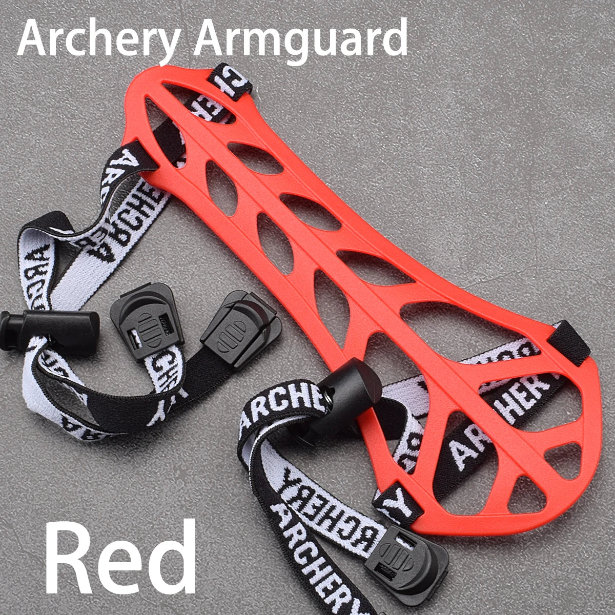 6.5in Archery Arm Guard Hard Plastic Arm Protection Forearm Safe Adjustable For Traditional Recurve Bow Sports Equipment 1pcs