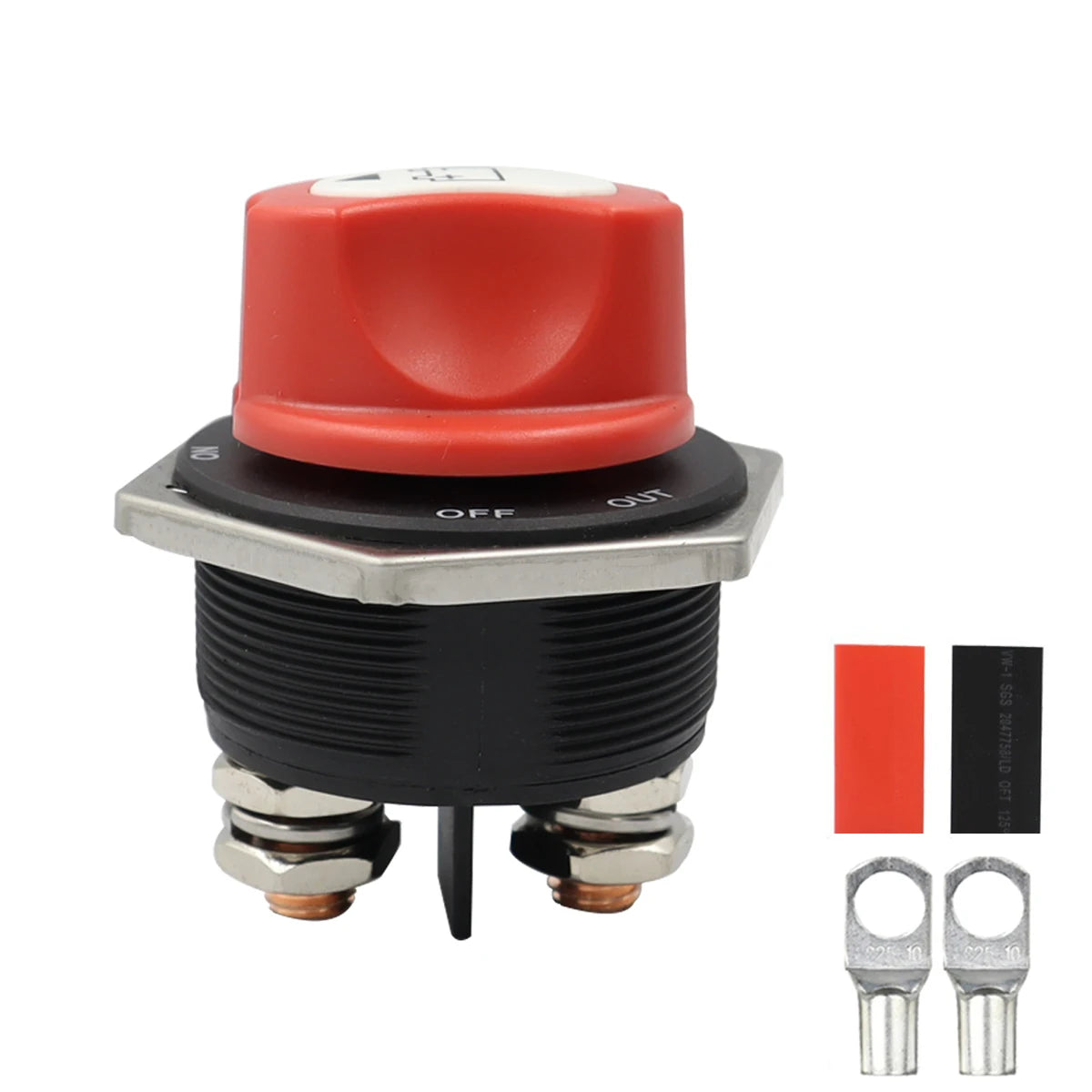 50A 100A 200A Battery Isolator Selector Switch for Boat, Battery Master Disconnect Switch Power Cut/Shut Off Kill Switch 12-48V