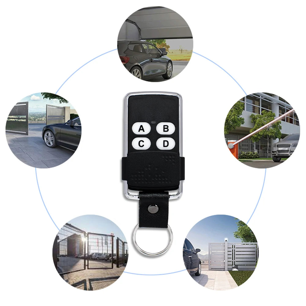 Garage Door Remote Control Duplicator 286MHz-868MHz Multi-Frequency Code Grabber Clone Gate Key Fob Command Hand Transmitter