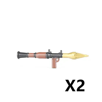 WW2 German Weapon Building Block 98K Two-color Gun US M1911 Soviet RPG Military Soldier Figure Accessories Rifle Pistol Toy C349