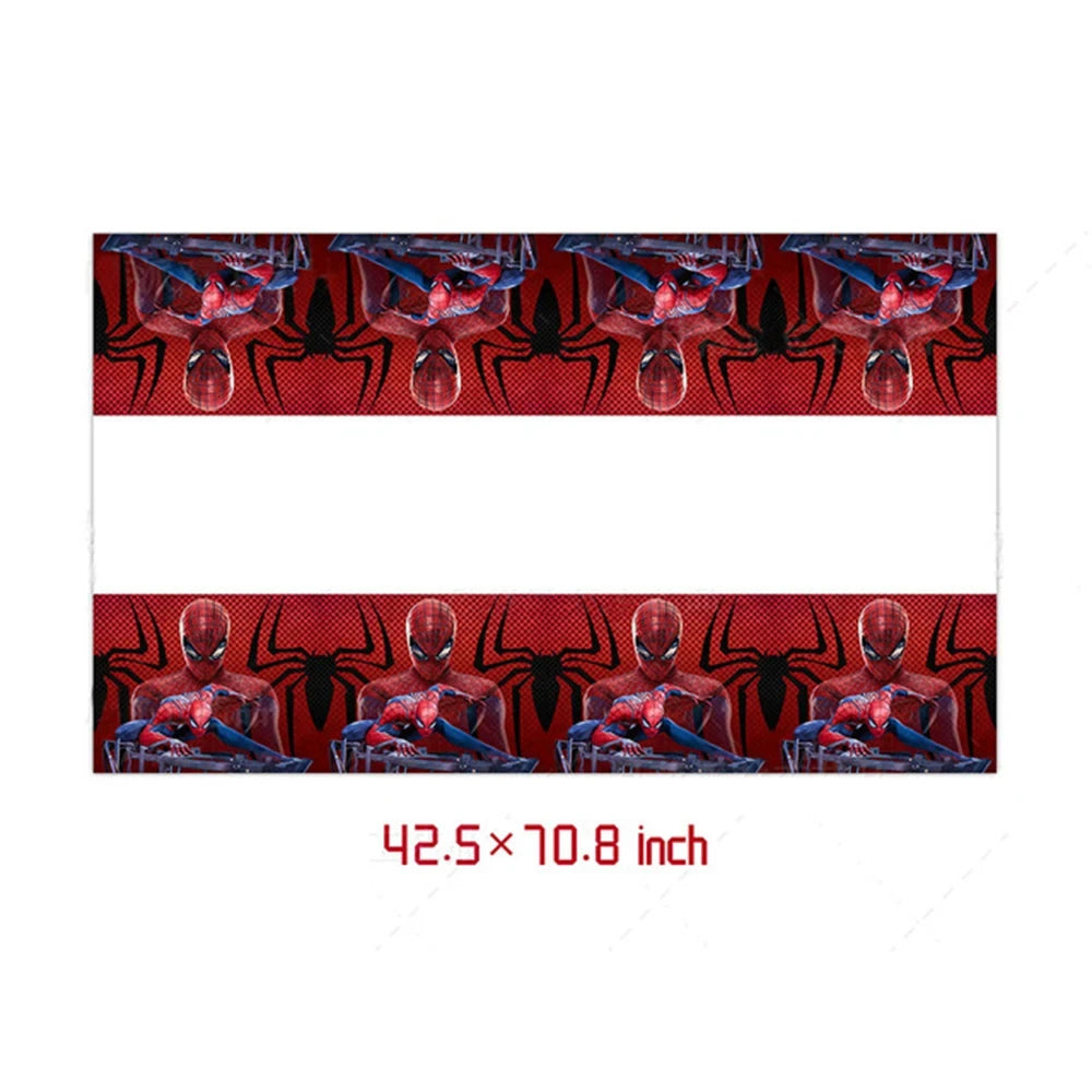 Tablecloth Decorations Spiderman Birthday Party Supplies Spiderman Theme Disposable Table Cover Kid Birthday Party Supplies Baby