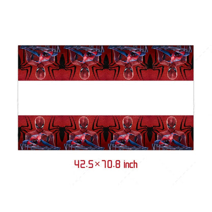 Tablecloth Decorations Spiderman Birthday Party Supplies Spiderman Theme Disposable Table Cover Kid Birthday Party Supplies Baby