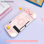 GeekShare Protective Case for Nintendo Switch OLED NS Game Accessories Pink Star 3D Silicone Switch OLED Shell High Quality