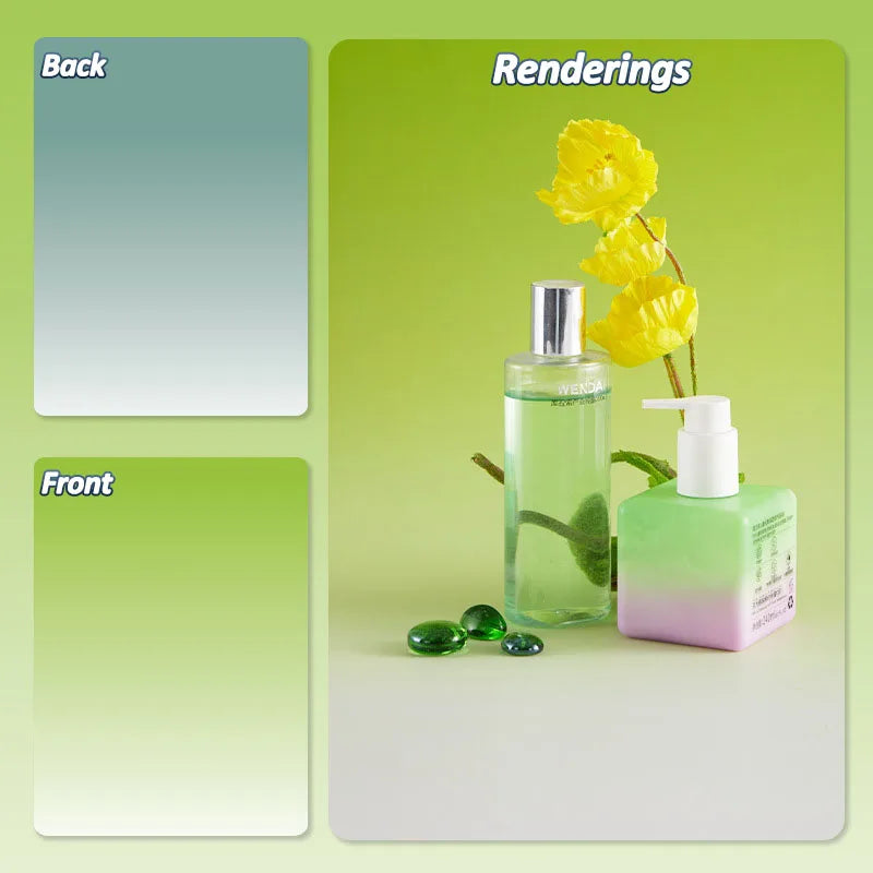 Gradient Color Photography Backdrops 57*87CM 2 Sided Photo Backgrounds Wallpaper Studio Waterproof Products Photographic Props