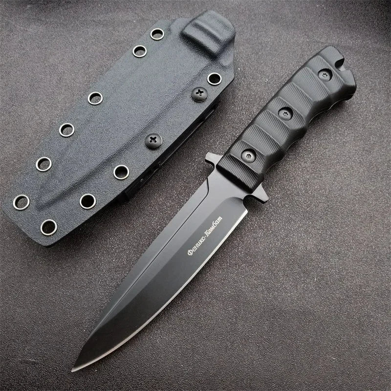 Camping Multitool Fixed Blade Knife DC53 Blade Nylon Glass Fibre Handle EDC Hunting Self-defense Tactical Survival Hand Knife