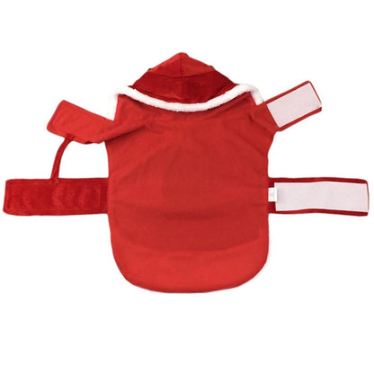 Small Large Dogs Santa Outfit For Christmas Carnival Pet Costumes  Apparel Party Dressing Up Clothing