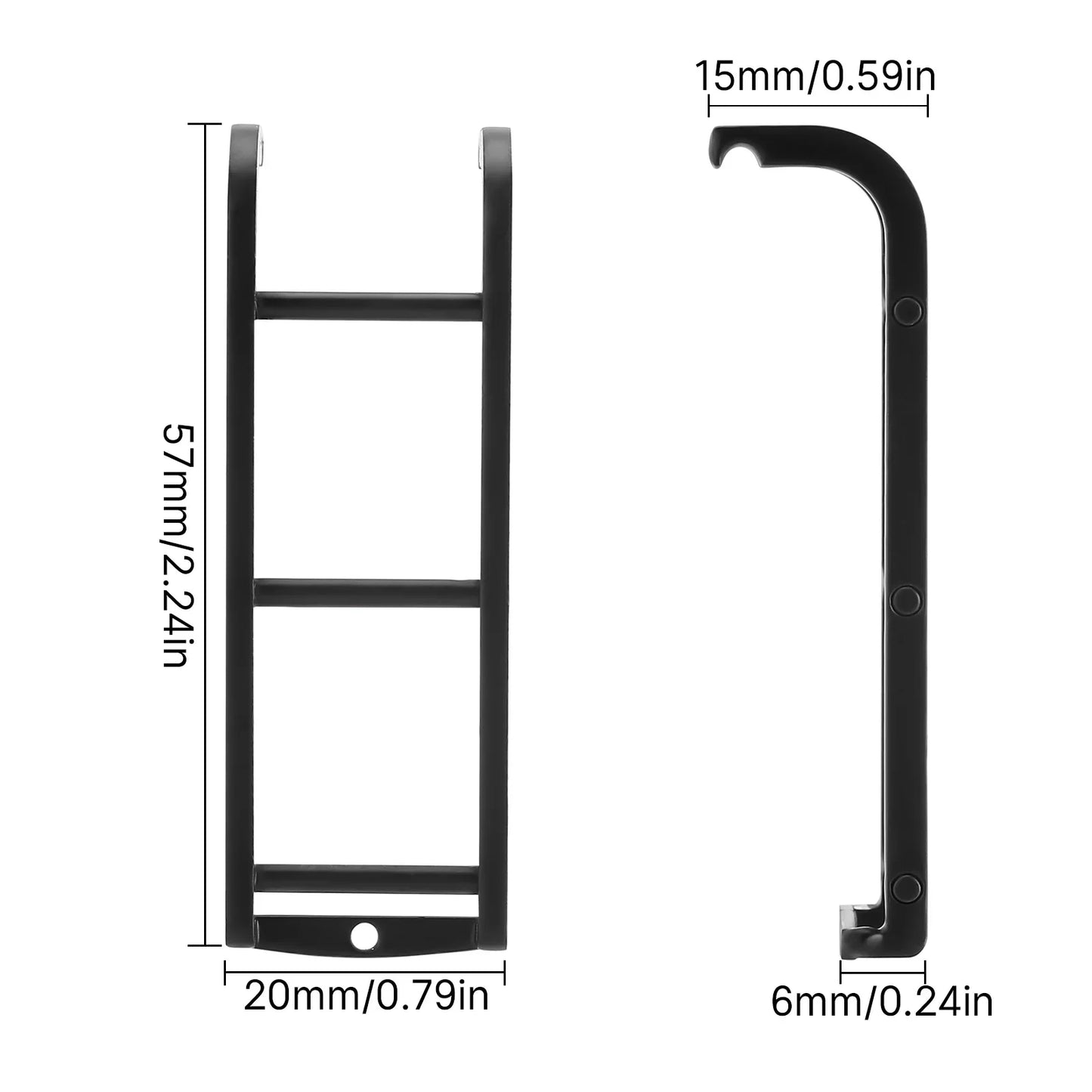 INJORA Metal Mini Side Ladder for 1/18 RC Crawler TRX4M Defender Bronco