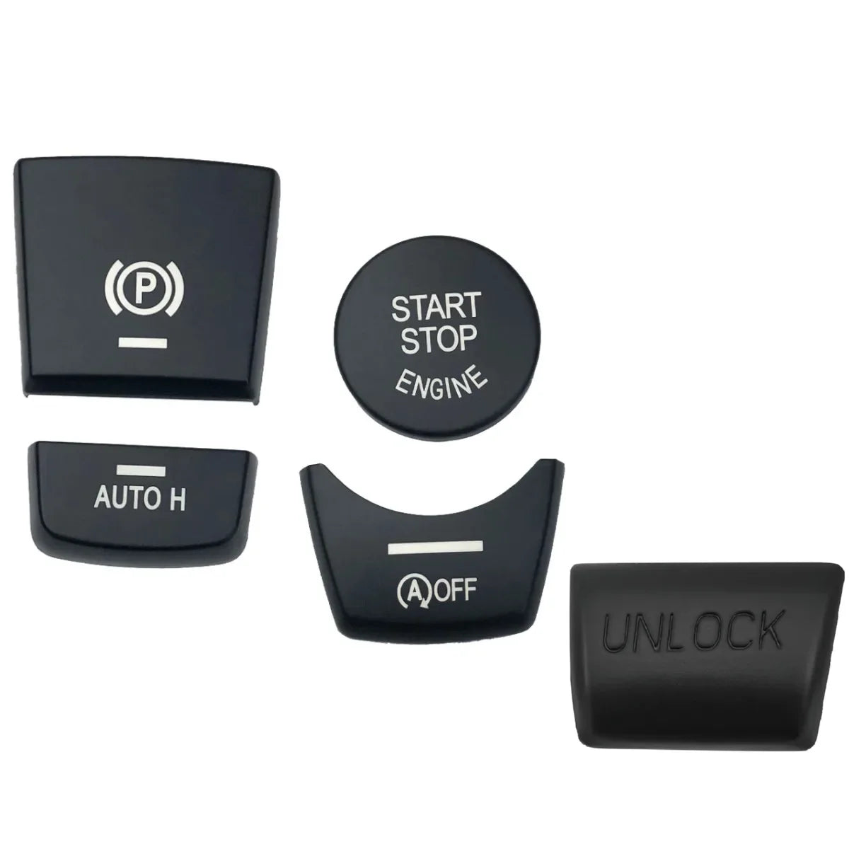 Car Start Stop Engine Button Electronic Hand Brake P Switch Cover Trim Sticker For BMW F10 F07 F25 F11 F15 F16 X3 X4 X5 X6
