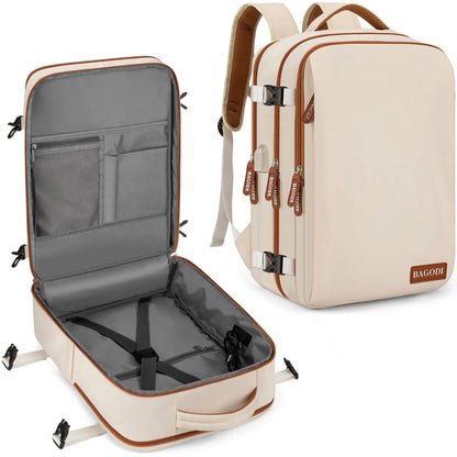 Geestock Airport Backpack Travel Backpack for Easyjet Cabin Bag Laptop Backpack Flight Approved Casual Daypack for Weekender