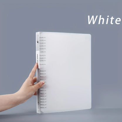 A5/B5/A4 Binder Notebooks Loose Leaf Replaceable Inner Refill with Divider Metal Ring Journal for Student Office School Supplies