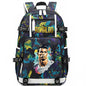 Ronaldo Print Student School Bag Children's Backpack Outdoor Travel Bag
