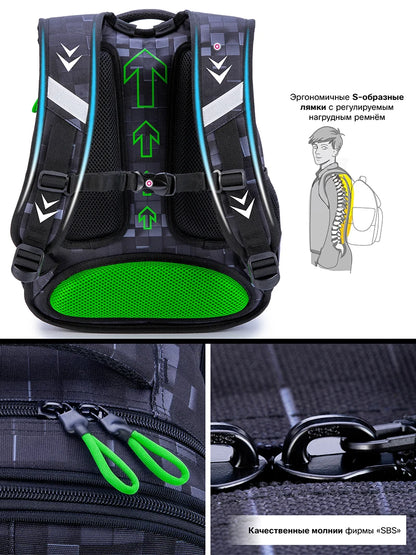 New Children School Backpack For Boys Cartoon Game Knapsack Boy Waterproof Backpacks Kids Satchels Space School Bags Primary