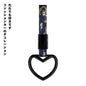 JDM Tsurikawa Heart Ring Car Tow Belt Train Bus Handle Hand Strap Drift Charm Strap Drift Auto Accessories Car Styling Bradn New