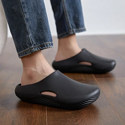 Genuine Slippers Walk Around Home Male Slipper for Men Shoes Sliders Mens Sliper Summer Man Slippers Men's slippers Flip Flop