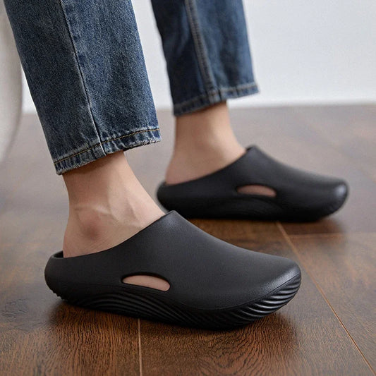 Genuine Slippers Walk Around Home Male Slipper for Men Shoes Sliders Mens Sliper Summer Man Slippers Men's slippers Flip Flop