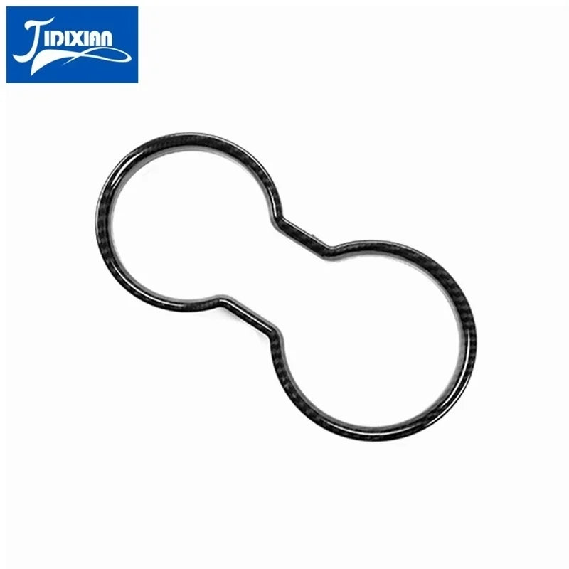 JIDIXIAN fit for Jeep Wrangler JK 2011 2012 2013 2014 2015 2016 2017 Car Interior Front Water Cup Holder Decoration Cover