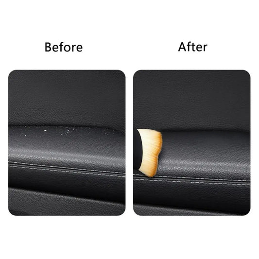 Car Detailing Brush Sweeping Soft Brush Ultra Soft Car Gap Dust Car Interior Cleaning Brush Curved Design Cleaning Tools