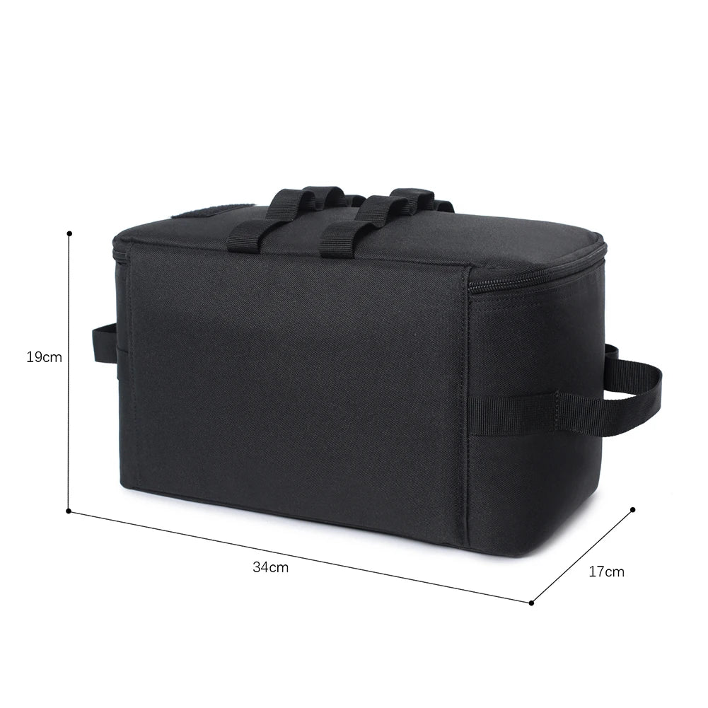 Oxford Cloth Camping Storage Handbag Waterproof Bbq Picnic Bags Reusable Cookware Carrier Organizer for Family Bbq Travel Supply