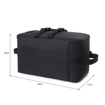 Oxford Cloth Camping Storage Handbag Waterproof Bbq Picnic Bags Reusable Cookware Carrier Organizer for Family Bbq Travel Supply