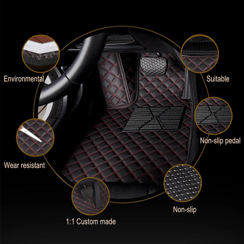 Car Floor Mats For Ford Mustang 2011 2012 2013 2014 2015 2016 2017 2018 2019 2021 2022 Car Accessories